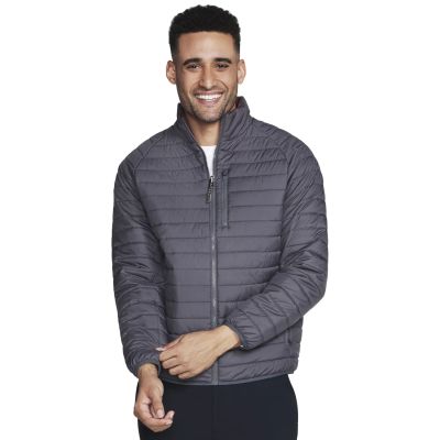 Skechers GO Shield Altitude Wendejacke JA139-BKCC Grau L