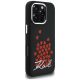 4. Karl Lagerfeld Silikonhülle mit Herzlogo und MagSafe-Funktion für iPhone 16 Pro – Schwarz