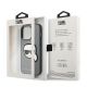 8. Karl Lagerfeld Saffiano Karl's Head Patch Case für iPhone 14 Pro - Silber