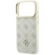 6. Guess Peony 4G MagSafe-Hülle mit kleinem Logo für iPhone 17 Pro / 18 Pro – Beige
