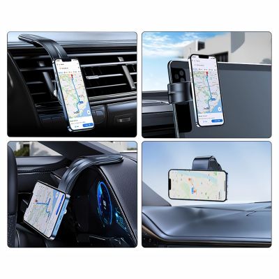 7. Wozinsky WCZ2Y2S Magnetische Autohalterung mit 15W MagSafe Induktives Ladegerät für das Autocockpit - Schwarz
