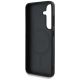 7. Guess 4G Round Patch Classic Logo MagSafe Hülle für Samsung Galaxy S25 Plus blau