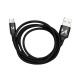 4. Wozinsky Kabel USB Kabel - microUSB 2.4A 1m schwarz (WUC-M1B)
