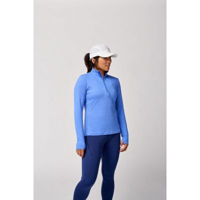 5. Dash 1/2 Zip 2.0 Damen Lauftop Blau