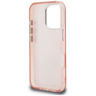 7. Karl Lagerfeld IML Aquarelle Choupette & Logo iPhone 16 Pro Hülle – Rosa