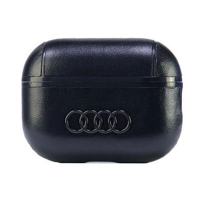 Audi Leder Big Logo AirPods Pro 2 Hülle schwarz/schwarz AU-APP2-GT/D3-BK