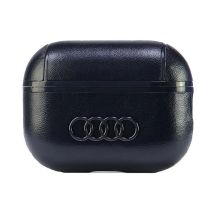 Audi Leder Big Logo AirPods Pro 2 Hülle schwarz/schwarz AU-APP2-GT/D3-BK