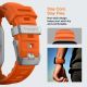 15. Spigen WBS2 Armband für Apple Watch 44 / 45 / 46 / 49 mm - Orange