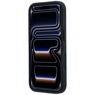 5. BMW M Kevlar MagSafe Hülle mit rotem Printring und Metalllogo für iPhone 18 Pro Max / 17 Pro Max – Schwarz