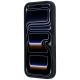5. BMW M Kevlar MagSafe Hülle mit rotem Printring und Metalllogo für iPhone 18 Pro Max / 17 Pro Max – Schwarz