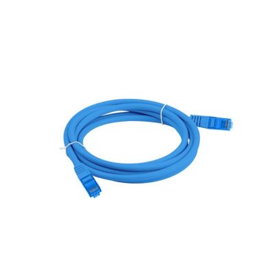 4. LANBERG S/FTP PATCHKABEL KAT.6A 1 M BLAU LSZH CCA (FLUKE PASSED) PCF6A-10CC-0100-B