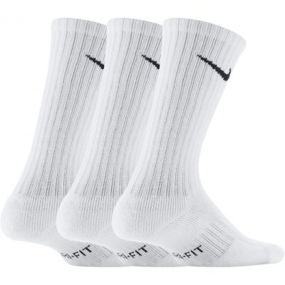 2. Nike Performance Cushioned Crew 3P JR SX6842 100 Socken
