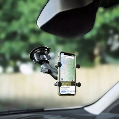 10. RAM Mount Twist-Lock™ Saugnapf für Windschutzscheibe/Armaturenbrett mit Kopf der Größe B RAM-B-224-1U