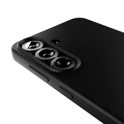 8. Puro Icon Silikonhülle für Samsung Galaxy S25 – Schwarz