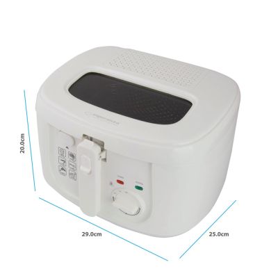 7. Esperanza Frühlingsrollen-Fritteuse EKG012 (2,5 l; 1800 W; weiß)