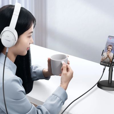5. Orico AXC-02 USB-C-auf-3,5-mm-Klinken-Audiokabel, 50 cm – Schwarz
