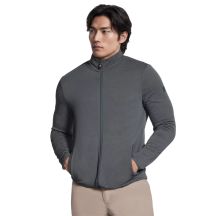 Skechers The Hoodless Hoodie Ottoman Jacket JA25-GNBK Grün L
