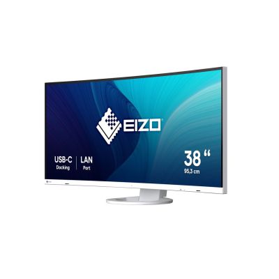 2. EIZO FlexScan EV3895-WT Monitor 95,2 cm (37,5") - 3840 x 1600 Pixel - UltraWide Quad HD+ - LED - 5 ms - Weiß