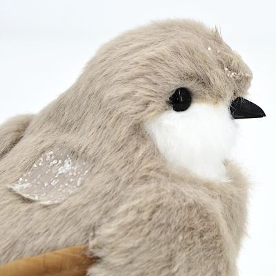 5. DEKORATIVER VOGEL MIT KLAMMER 14 CM