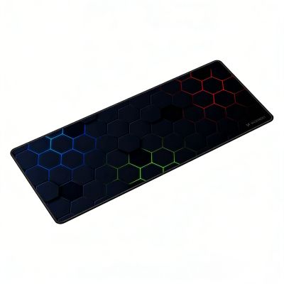4. Wozinsky WPD-B800 Gaming-Schreibtischunterlage 800x300mm, wasserfest, mit Muster – Schwarz