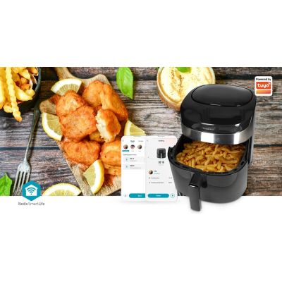 13. Nedis SmartLife 7,2l KAAF180BKW Heißluftfritteuse