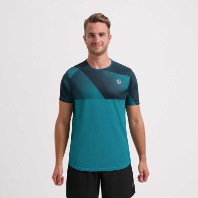 Rogelli RUSH Laufshirt blau Größe