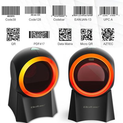 19. QOLTEC Barcode-Lesegerät stationär 1D | 2D
