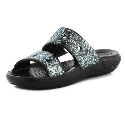 3. Crocs Classic Glitter Sandale Jr 207788-0C4