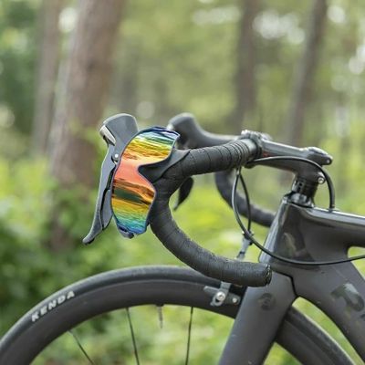 7. Rockbros 10134PL Polarisierte Fahrradbrille - Blau und Pink