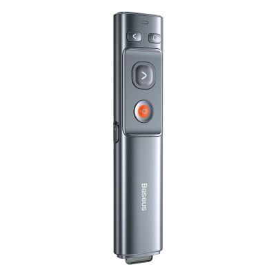 2. Baseus Orange Dot Kabelloser Laserpointer für Präsentationen - Grau (Batterie nicht enthalten)