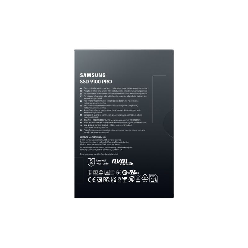 7. Samsung 9100 PRO 4TB NVMe M.2 PCIe 5.0 SSD