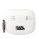 2. Karl Lagerfeld KLAPRUNCHH AirPods Pro Cover weiß/weiß Silikon Choupette Head 3D