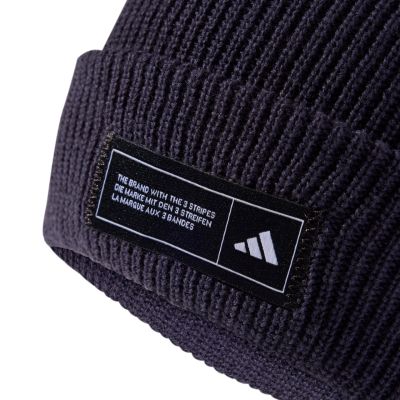 7. adidas Essentials Cap mit Umschlag, Lila IY5256