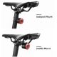 3. Rockbros Q3 Fahrrad-Rücklicht mit Smart Stop System - Schwarz
