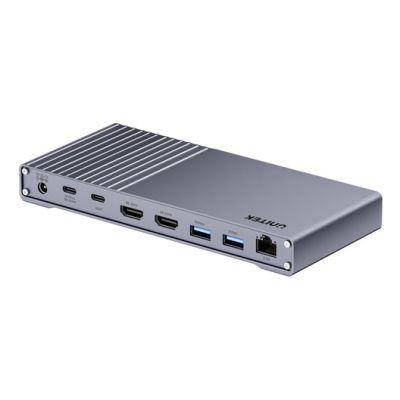 12. Unitek Triple USB4 40Gb/s Dockingstation, 120W Netzteil