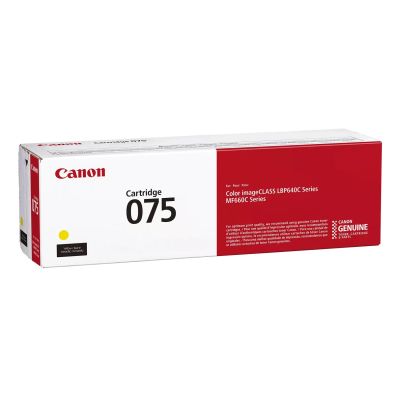 2. Canon 075 Tonerkartusche, 1 Stück, Original, Gelb