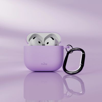 5. Puro Icon Hülle für AirPods 4 – Lila