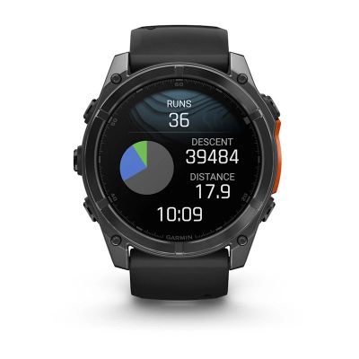 16. Garmin Fenix 8 51 mm schwarze Uhr