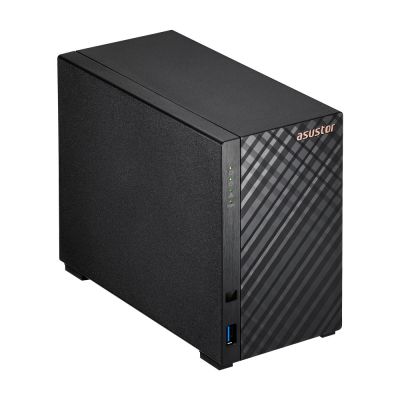 8. NAS Asustor AS1102TL; Tower; 2x (3,5" SATA HDD); Realtek RTD1619B; 1 GB DDR4, 1x 1GbE, 1x USB 3.2, 1x USB 2.0