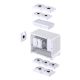 8. Jonsbo D32 PRO White PC-Gehäuse, Mini-Gehäuse, mATX, Tempered Glass – weiß