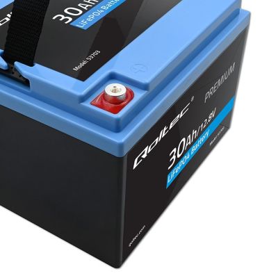 4. LiFePO4 Lithium-Eisenphosphat-Batterie 12,8 V 30 Ah 384 Wh BMS