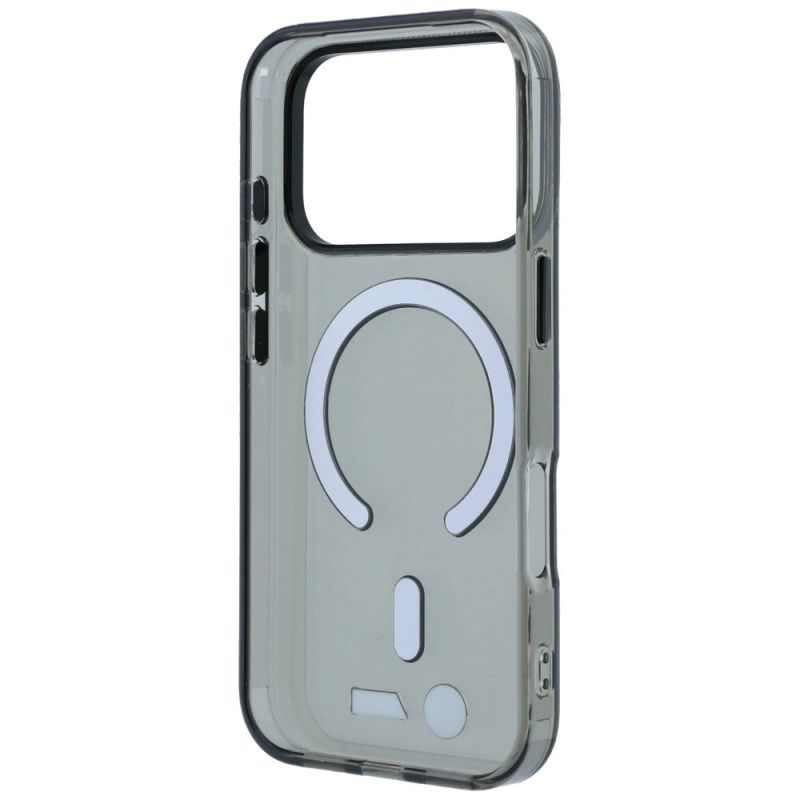 7. BMW M IML MagSafe Hülle mit glänzendem Metalllogo und Zierleisten für iPhone 18 Pro Max / 17 Pro Max – Schwarz