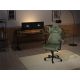 7. Corsair TC500 LUXE Gaming-Stuhl mit gepolsterter Sitzfläche, Grün