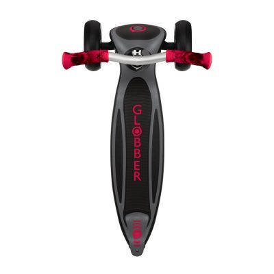 5. Globber Master Prime 3-Rad-Scooter / Schwarz - New Red 664-102