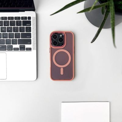 5. Glitter Case MagSafe Kompatibel für iPhone 17 Pro Max - Rosa