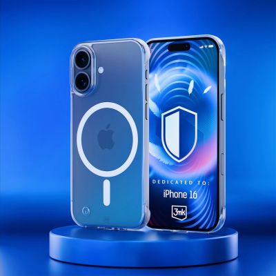 12. 3mk Just20g MagCase für iPhone 16 - transparent