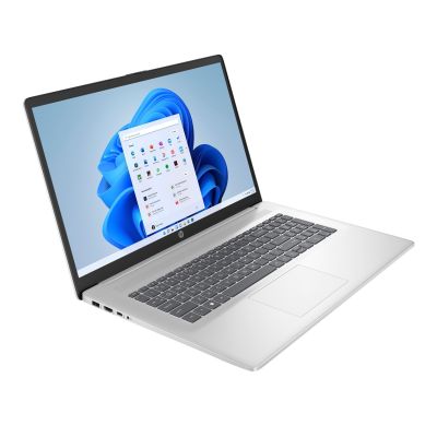 2. HP 17-cn4007nw Core 7 150U 17,3" FHD IPS-Display (300 Nits), 16 GB DDR4-RAM (3200 MHz), SSD, Intel-Grafikkarte, 1080p-Kamera, 41 Wh Festplatte, Windows 11, Farbe: Natursilber, 2 Jahre Garantie