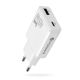 EVERACTIVE GAN Wandladegerät 1 x USB, 1 x USB-C Schnellladefunktion 3.0 45W Weiß SC-460Q