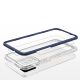5. Klare 3in1 Hülle für Samsung Galaxy A03s (166) Rahmen Gel Cover Blau