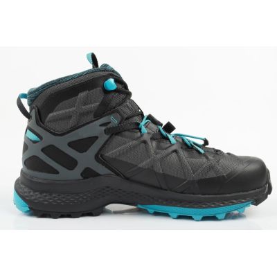4. AKU Rocket Mid DFS GTX Damen-Wanderschuhe - Schwarz/Türkis